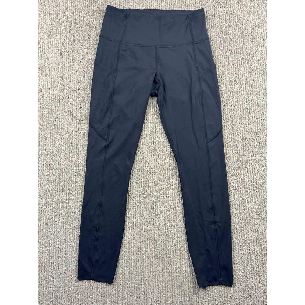 Lululemon Womens 6 Fast Free High Rise Tights 7/8 Nulux Black